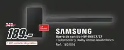 MediaMarkt SAMSUNG Barra de sonido HW-B66CF/ZF oferta