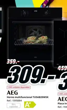 MediaMarkt AEG Horno multifuncional TU5AB20WSK oferta