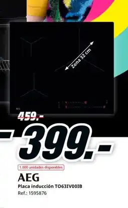 MediaMarkt AEG Placa inducción TO63IV00IB oferta