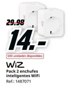 MediaMarkt WI Pack 2 enchufes inteligentes WiFi oferta