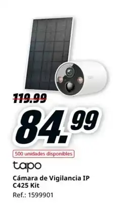 MediaMarkt TAPO Cámara de Vigilancia IP C425 Kit oferta