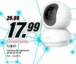 MediaMarkt TAPO Cámara de vigilancia IP Wi-Fi TC 70 oferta