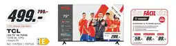 MediaMarkt TCL LED 75" 4K 75P6K oferta