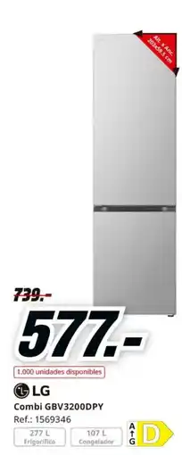 MediaMarkt LG Combi GBV3200DPY oferta