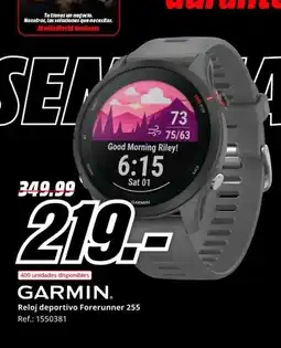 MediaMarkt GARMIN Reloj deportivo Forerunner 255 oferta