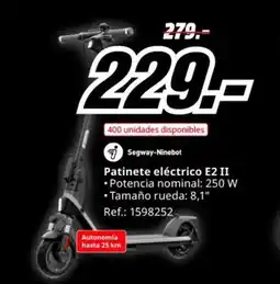 MediaMarkt SEGWAY-NINEBOT Patinete eléctrico E2 II oferta