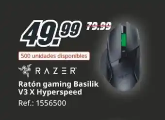 MediaMarkt RAZER Ratón gaming Basilik V3 X Hyperspeed oferta