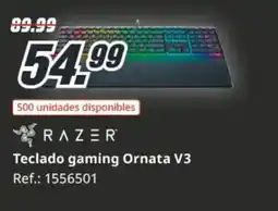MediaMarkt RAZER Teclado gaming Ornata V3 oferta