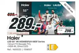 MediaMarkt HAIER LED 55" 4K H55K85FUX K85F Series oferta
