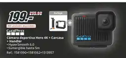 MediaMarkt GO PRO Cámara deportiva Hero 4K + Carcasa + Handler oferta