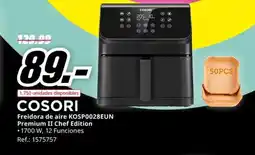 MediaMarkt COSORI Freidora de aire KOSP0028EUN Premium II Chef Edition oferta