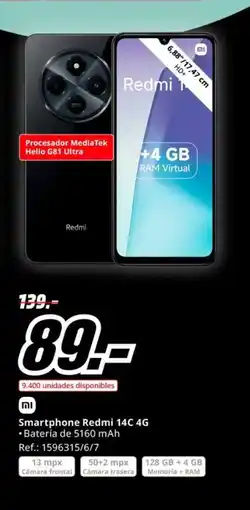 MediaMarkt Smartphone Redmi 14C 4G oferta