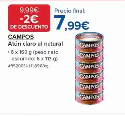 Costco CAMPOS Atún claro al natural oferta