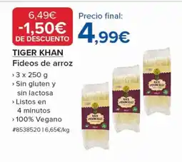 Costco TIGER KHAN Fideos de arroz oferta