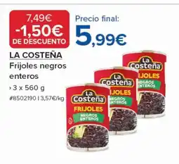 Costco LA COSTEÑA Frijoles negros enteros oferta