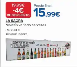 Costco LA SAGRA Maletín variado cervezas oferta