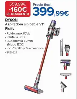Costco DYSON Aspiradora sin cable V11 Fluffy oferta