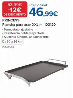 Costco PRINCESS Plancha para asar XXL m. 103120 oferta