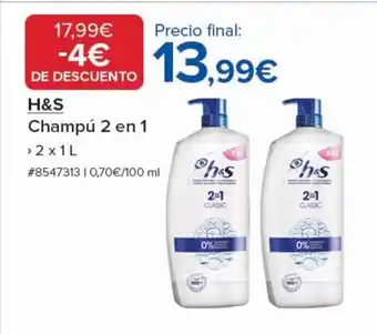 Costco H&S Champú 2 en 1 oferta