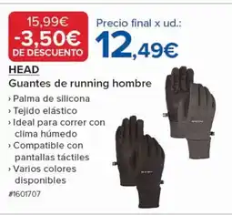 Costco HEAD Guantes de running hombre oferta