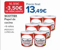 Costco SCOTTEX Papel de cocina oferta