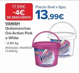 Costco VANISH Quitamanchas Oxi-Action Pink oferta