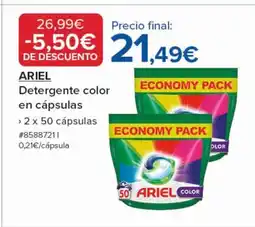Costco ARIEL Detergente color en cápsulas oferta