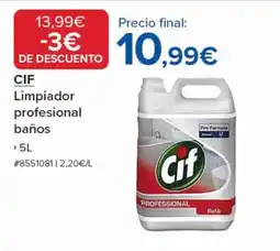 Costco CIF Limpiador profesional baños oferta