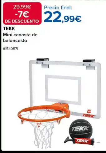 TEKK Mini canasta de baloncesto