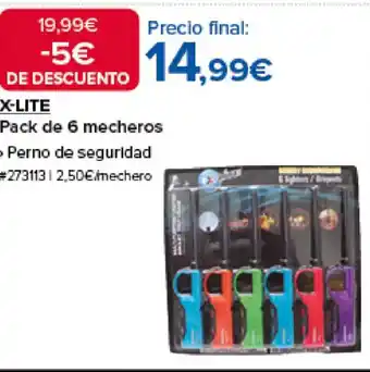 Costco X-LITE Pack de 6 mecheros oferta