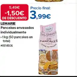 Costco LEMARIE Pancakes envasados individualmente oferta