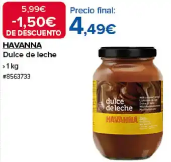 Costco HAVANNA Dulce de leche oferta
