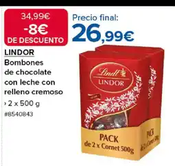 Costco LINDOR Bombones de chocolate oferta
