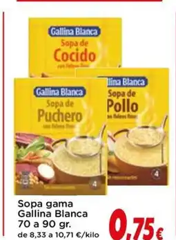 Proxi GALLINA BLANCA Sopa gama oferta
