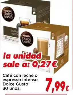 Proxi DOLCE GUSTO Café con leche o espresso intenso oferta
