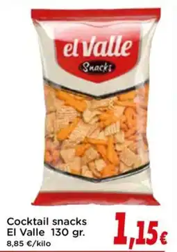Proxi EL VALLE Cocktail snacks oferta