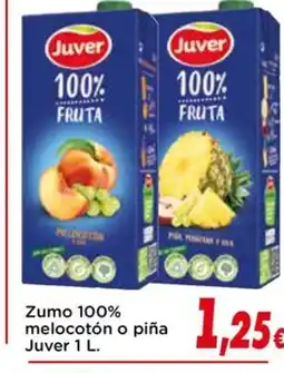 Proxi JUVER Zumo 100% melocotón o piña oferta