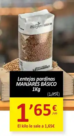 Spar Express MANJARÉS BÁSICO Lentejas pardinas oferta