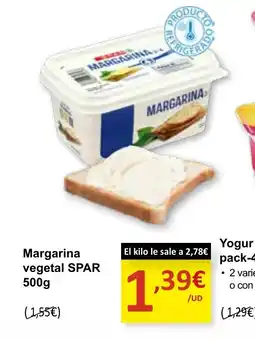 Spar Express SPAR Margarina vegetal oferta