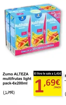Spar Express ALTEZA Zumo multifrutas light oferta