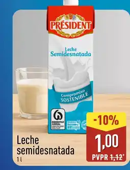 ALDI Leche semidesnatada oferta