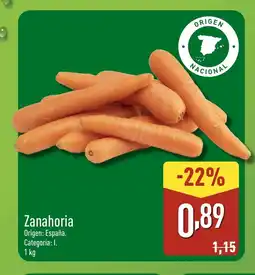 ALDI Zanahoria oferta