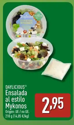 ALDI DAYLICIOUS Ensalada al estilo Mykonos oferta