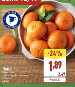 ALDI Mandarina oferta