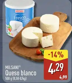 ALDI MILSANI Queso blanco oferta