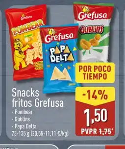 ALDI GREFUSA Snacks fritos oferta