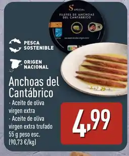 ALDI Anchoas del Cantábrico oferta