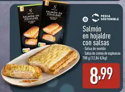 ALDI Salmón en hojaldre con salsas oferta