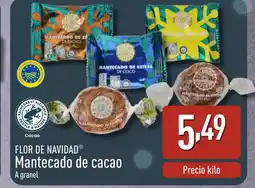 ALDI FLOR DE NAVIDAD Mantecado de cacao oferta