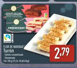 ALDI FLOR DE NAVIDAD Turrón oferta